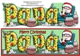 Jolly Santa reading letters to Santa PAPA large dl