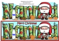 Jolly Santa Milk and Cookies NANNA large dl
