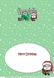 Jolly Santa with presents GRANDSON A5 insert
