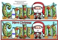 Jolly Santa Milk and Cookies CALUM large dl