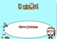Jolly Santa Milk and Cookies CALUM large dl insert