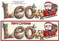 Jolly Santa with Reindeers and Sledge LEO large dl