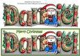 Jolly Santa and Rudolf on a Scooter DANIEL large dl