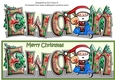 Jolly Santa and Rudolf on a Scooter EWAN large dl