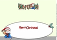 Jolly Santa and Rudolf on a Scooter EWAN large dl insert