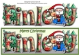 Jolly Santa and Rudolf on a Scooter FINLEY large dl