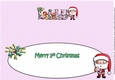 Jolly Santa First Christmas LILY large dl insert