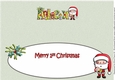 Jolly Santa First Christmas ALEX large dl insert