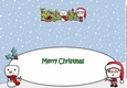 Jolly Santa building Jolly Snowman BENJAMIN large dl INSERT