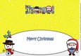 Jolly Santa with Jolly Snowman THOMAS large dl insert