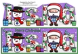 Jolly Santa with Jolly Snowman ISLA large dl