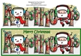 Jolly Santa and Jolly Snowman dancing ARTHUR large dl
