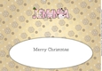 Cute Snowman JEMIMA large dl insert