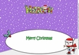 Jolly Snowman Skating WILLOW large dl insert