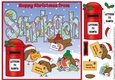 8x8 Christmas Robins with letters to Santa SANDBACH
