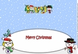 Jolly Snowman on a Blind Date IVY large dl insert