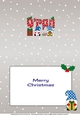 Christmas Gnomes with presents ORAN A5 insert