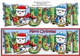 Jolly Snowman and Friend Skiing NYALL large dl
