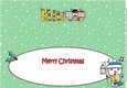Jolly Snowmen Christmas Carolling MIA large dl insert