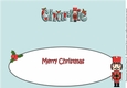 Christmas Nutcracker CHARLIE large dl insert