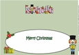 Christmas Nutcracker with presents ISABELLA large dl insert