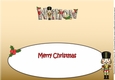 Christmas Nutcracker playing the drum WILLOW large dl insert