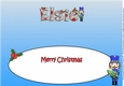 Christmas Nutcracker with Tree ELSIE large dl insert