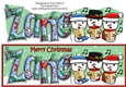 Jolly Snowmen Christmas Carolling ZANE large dl
