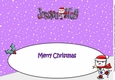 Jolly Snowman Skating JESSICA-MAY large dl insert