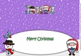 Jolly Santa with Jolly Snowman ZARA large dl insert