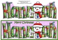 Jolly Snowman with letters to Santa HANNAH large dl