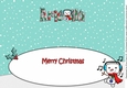 Jolly Snowman dancing ARIELLA large dl insert