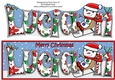 Jolly Snowman on Sledge LUCIAN large dl
