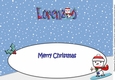 Jolly Snowman Snowboarding LORENZO large dl insert