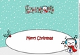 Jolly Snowman dancing HARMONY large dl insert