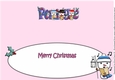 Jolly Snowmen Christmas Carolling PAIGE large dl insert