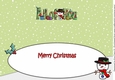 Jolly Snowman with presents ALL OF YOU large dl insert