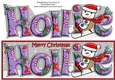Jolly Snowman on Sledge HOLLIE large dl