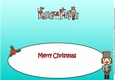 Christmas Nutcracker with bugle NANA & PAPA large dl insert