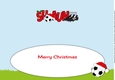 Xmas Football Boots & Football SHAUN large dl insert