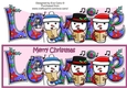 Jolly Snowmen Christmas Carolling LEXIE large dl