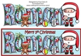 Jolly Santa First Christmas ROMAN large dl