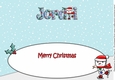 Jolly Snowman Skating JORDI large dl insert
