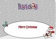 Jolly Snowman on Sledge RYLEY large dl insert