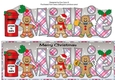Gingerbread men with letters to Santa MILLIE large dl