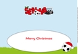 Xmas Football Boots & Football SENNA large dl insert