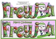Jolly Snowman Snowboarding FREYJA large dl
