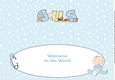 New Baby Boy GUS with Cute Baby & Bottle large dl insert