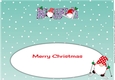 Christmas Gnomes skiing AALIYAH large dl insert