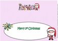 Jolly Santa First Christmas ARIA large dl insert
